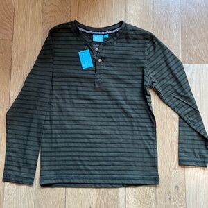 (New With Tag) Bear Camp - Boys' Henley Long Sleeve Shirt Size: 6